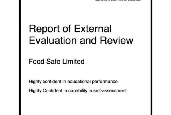 Food Safe Ltd NZQA Category 1 Status