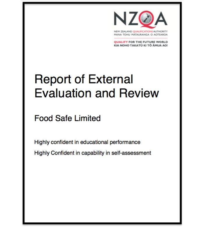 Food Safe Ltd NZQA Category 1 Status