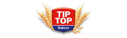 The brand logo of Tip Top® Bakery.