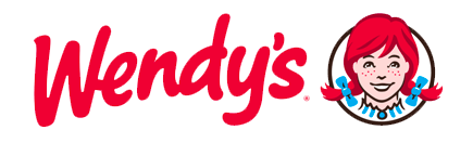 The brand logo of Wendy's.