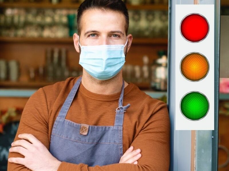 Covid traffic light orange for food businesses